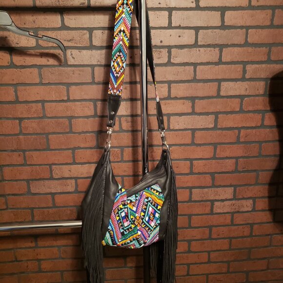 Custom Hand Beaded Fringe Hobo - Picture 3 of 12